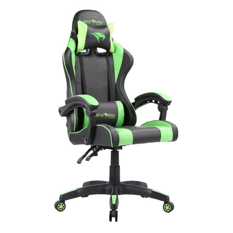 Cadeira Gamer Viper PRO Naja 414 Preto/Verde